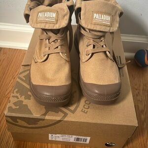 Palladium women’s Tan High-Top Sneakers